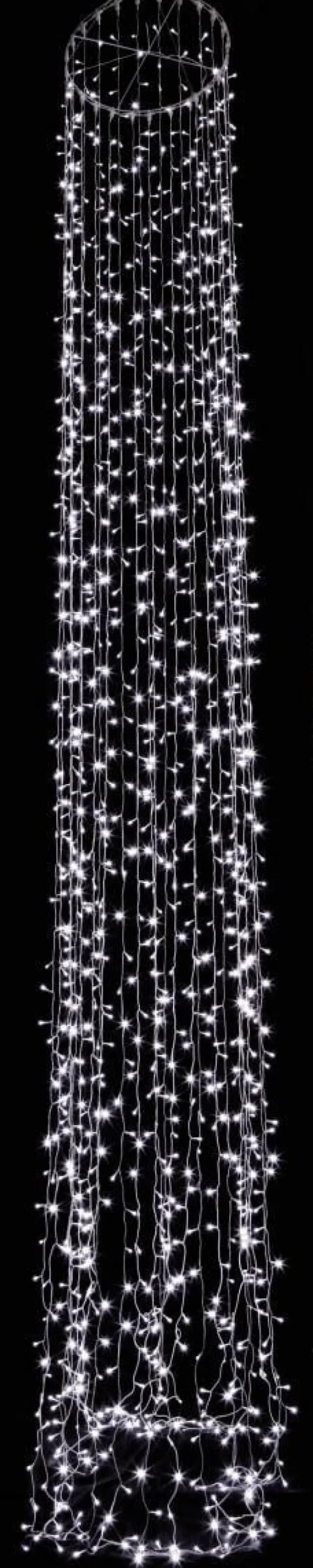 New DecoWoerner LED-Lichterketten-Hänger, 300 Cm weiß