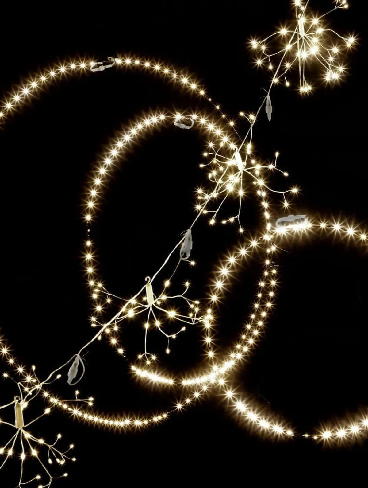 DecoWoerner LED-Lichtring Für Außen, 100 Cm Ø schwarz