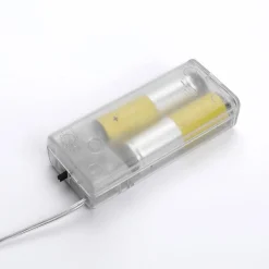 Outlet DecoWoerner LED-Metall-Deko-Stern Batteriebetrieben, 30 Cm weiß