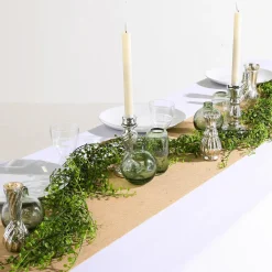 Discount DecoWoerner LED-Wachs Tafel-Kerzen 24,5 Cm, 2er Set weiß