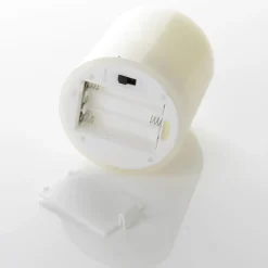 Outlet DecoWoerner LED-Wachskerze 7,5 X 11,5 Cm weiß