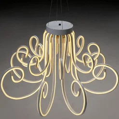New DecoWoerner Leuchter Aus Neon Lichtschlauch, 41 Cm Lang weiß