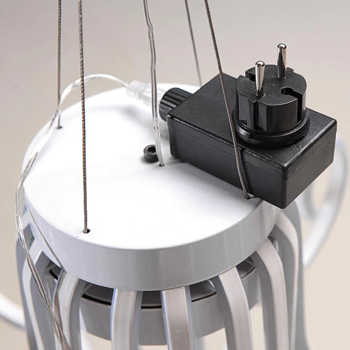 New DecoWoerner Leuchter Aus Neon Lichtschlauch, 41 Cm Lang weiß