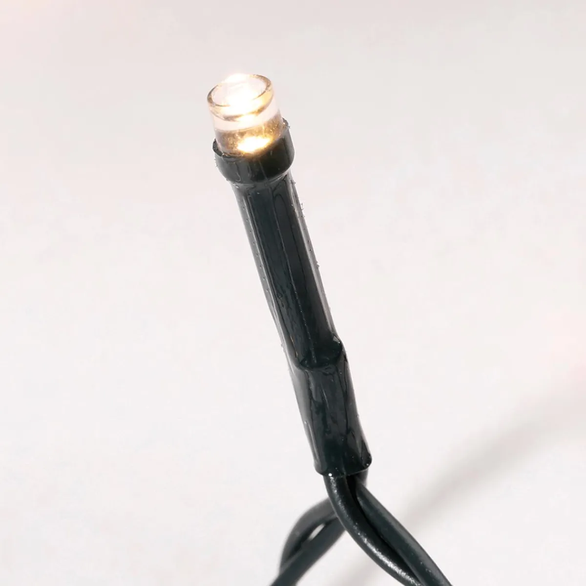 New DecoWoerner Lichterkette Grün 9 M, 120 LED Warm-weiß IP44