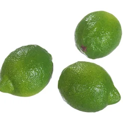 Sale DecoWoerner Limetten Lebensmittel-Attrappe, 3 Stück grün