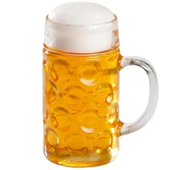 Online DecoWoerner Maßkrug 1 Liter Lebensmittel-Attrappe 20 Cm gelb