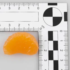 New DecoWoerner Mandarinenviertel Lebensmittel-Attrappe, Pack à 6 Stück orange