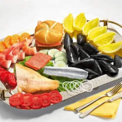 Best DecoWoerner Matjes Filet Lebensmittel-Attrappe 15 Cm Grau
