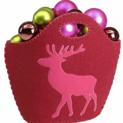 DecoWoerner Matte, Helle Weihnachtskugeln Aus Plastik, 6 Cm Ø – 24 Stück grün