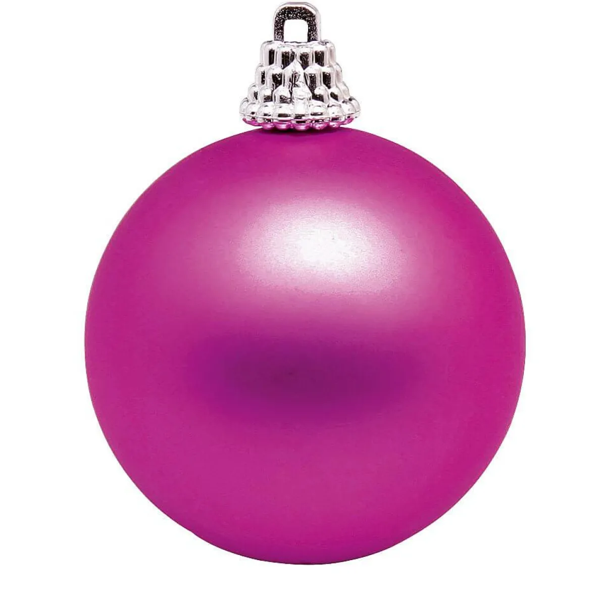Clearance DecoWoerner Matte, Pinke Weihnachtskugeln Aus Plastik, 6 Cm Ø – 24 Stück rosa