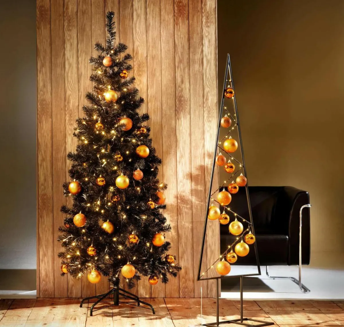 Outlet DecoWoerner Metall-Baum 120 Cm Hoch schwarz