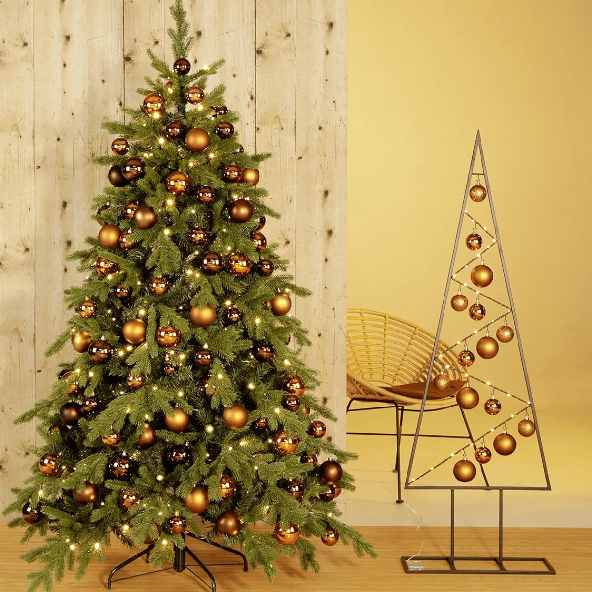 New DecoWoerner Metall-Baum 150 Cm Hoch schwarz