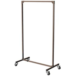 Clearance DecoWoerner Metall-Kleiderständer Braun Mit Rollen 150 Cm mehrfarbig