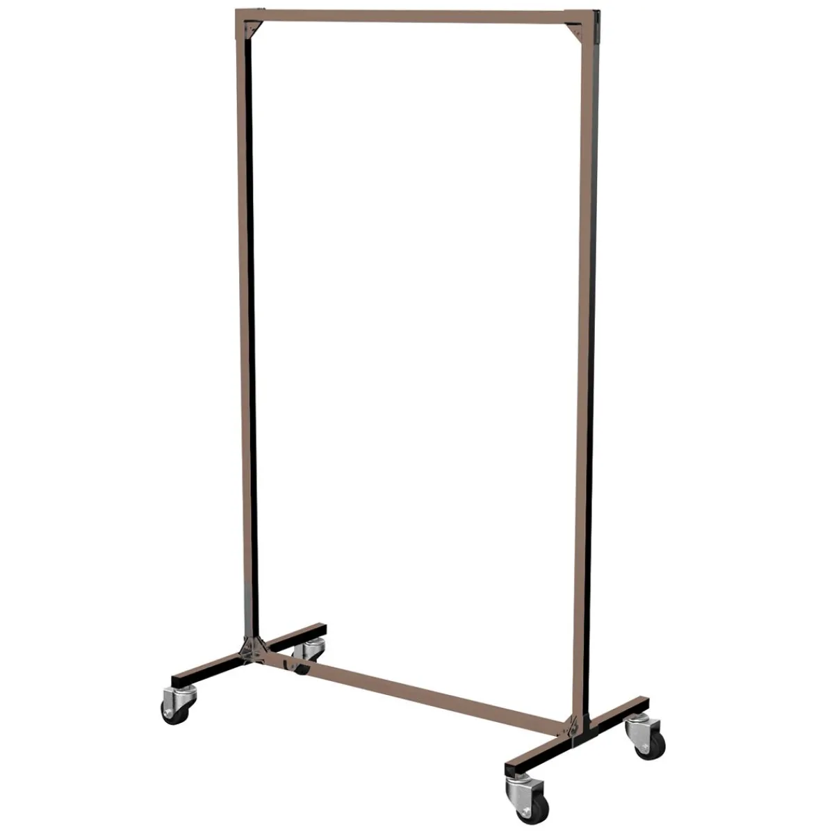 Clearance DecoWoerner Metall-Kleiderständer Braun Mit Rollen 150 Cm mehrfarbig