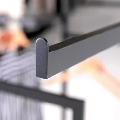 Hot DecoWoerner Metall-Kleiderständer NOVUS, 2-armig, 138 Cm schwarz