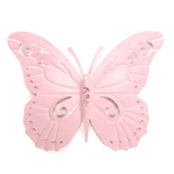 Sale DecoWoerner Metall-Schmetterling Wanddekoration 35 X 44 Cm rosa