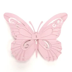 Sale DecoWoerner Metall-Schmetterling Wanddekoration 35 X 44 Cm rosa