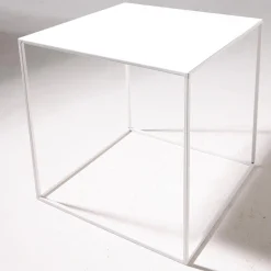 Discount DecoWoerner Metall-Tisch 45 X 45 Cm, weiß
