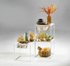 Discount DecoWoerner Metall-Tisch 45 X 45 Cm, weiß