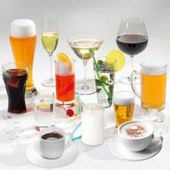 Best DecoWoerner Milchglas Lebensmittel-Attrappe 10 Cm weiß
