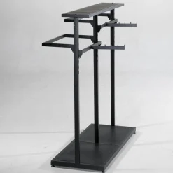 DecoWoerner Mittelraum-Kleiderständer NOVUS, 140 Cm schwarz