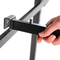 Clearance DecoWoerner Mittelraum-Kleiderständer NOVUS, 180 Cm schwarz