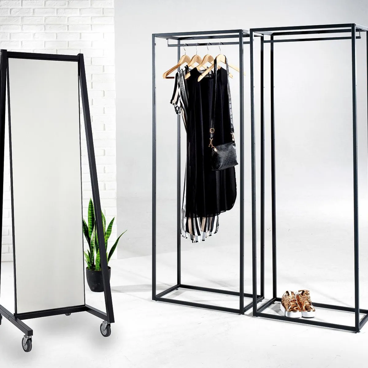 Online DecoWoerner Mittelraum-Kleiderständer VOGUE, 172 Cm, Kupfer braun