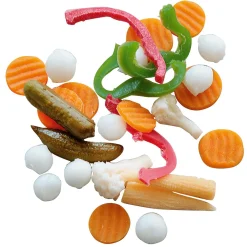 New DecoWoerner Mixed-Pickles Lebensmittel-Attrappe mehrfarbig