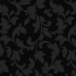 Online DecoWoerner Nachhaltiges, es Geschenkpapier Mit Glänzendem Rankenmuster – 50 M Geschenkpapier-Rolle schwarz