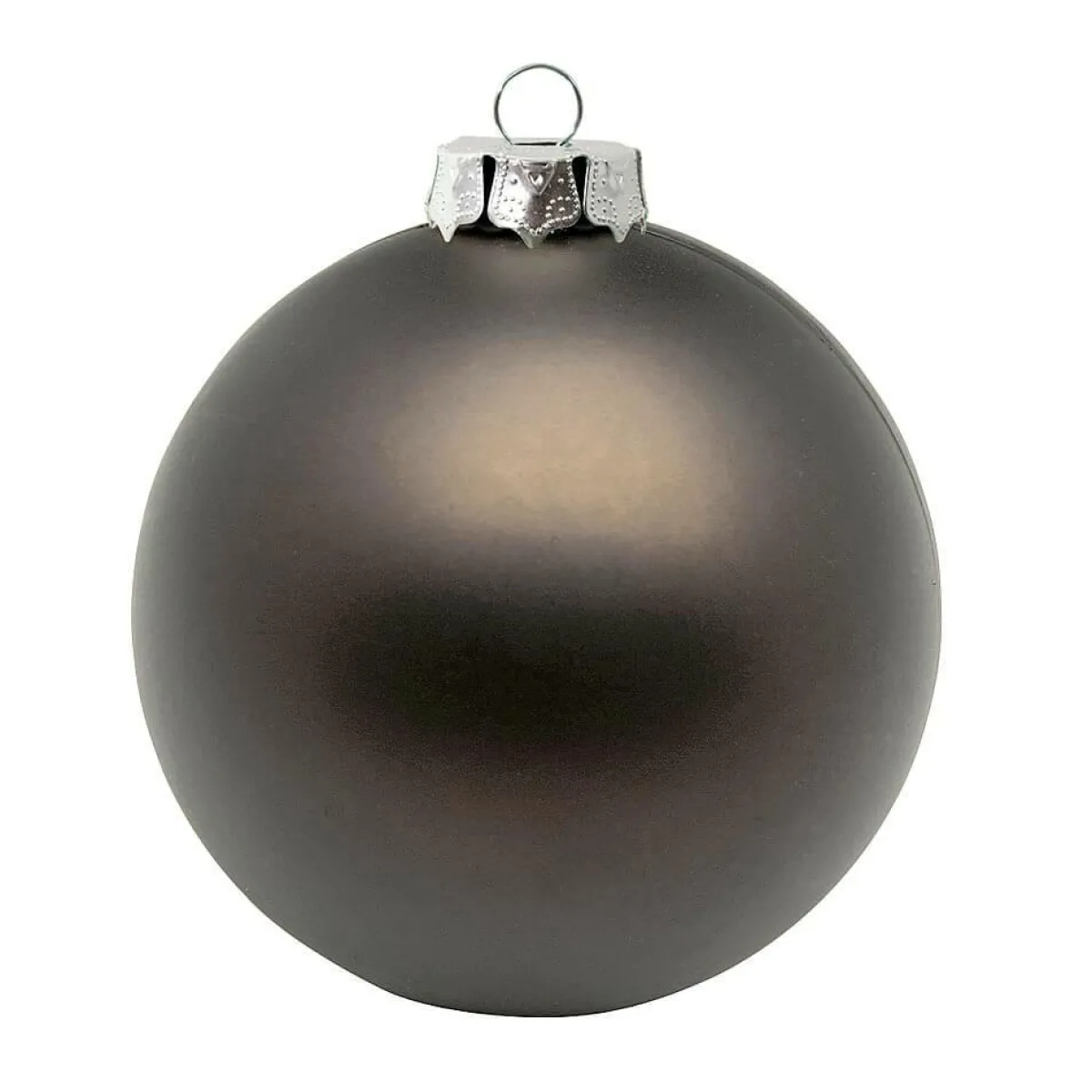 Outlet DecoWoerner Nahtlose Weihnachtskugeln Aus Kunststoff, Matt Ø 8 Cm braun