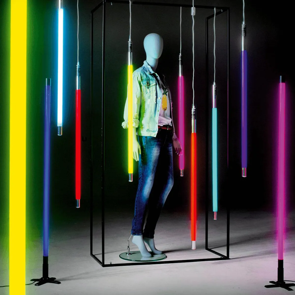 Clearance DecoWoerner Neonröhre 105 Cm, grün