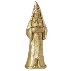 Discount DecoWoerner Nikolaus In Geschnitzter Holzoptik 60 Cm gold