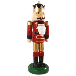 Online DecoWoerner Nussknacker König 185 Cm rot