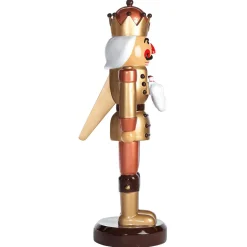 Outlet DecoWoerner Nussknacker König -braun 185 Cm gold