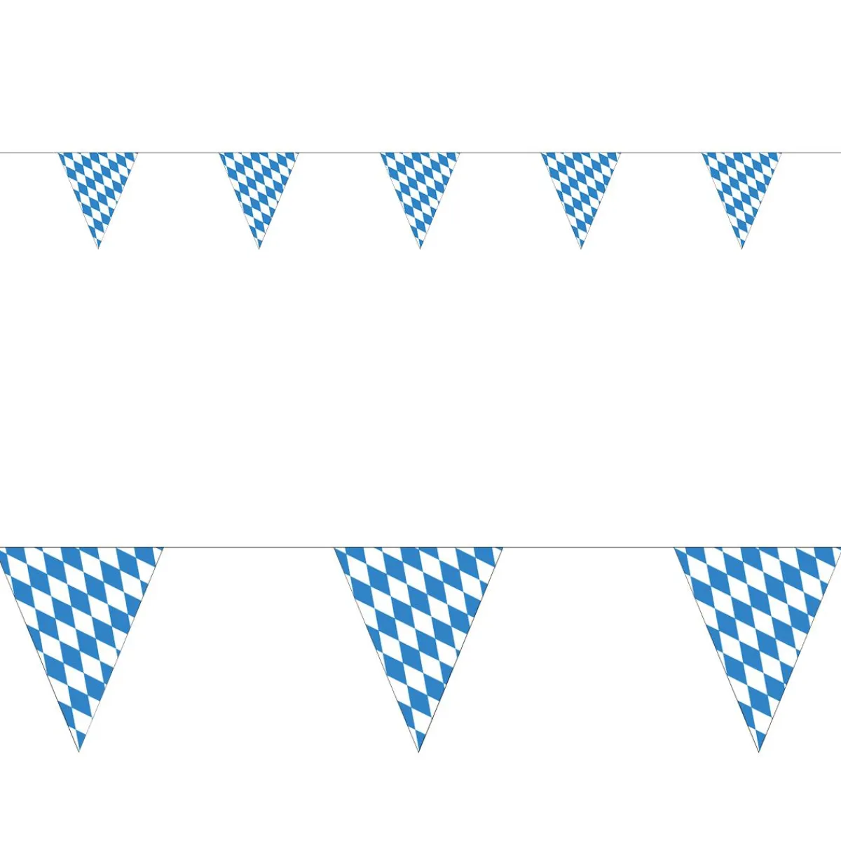 Outlet DecoWoerner Oktoberfestdeko Wimpelkette BAYERN 4 M blau