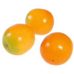 DecoWoerner Lebensmittel-Attrappe, Pack à 3 Stück orange