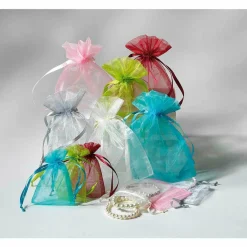 Online DecoWoerner Organzasäckchen 10 Cm, 50 Stück, rosa