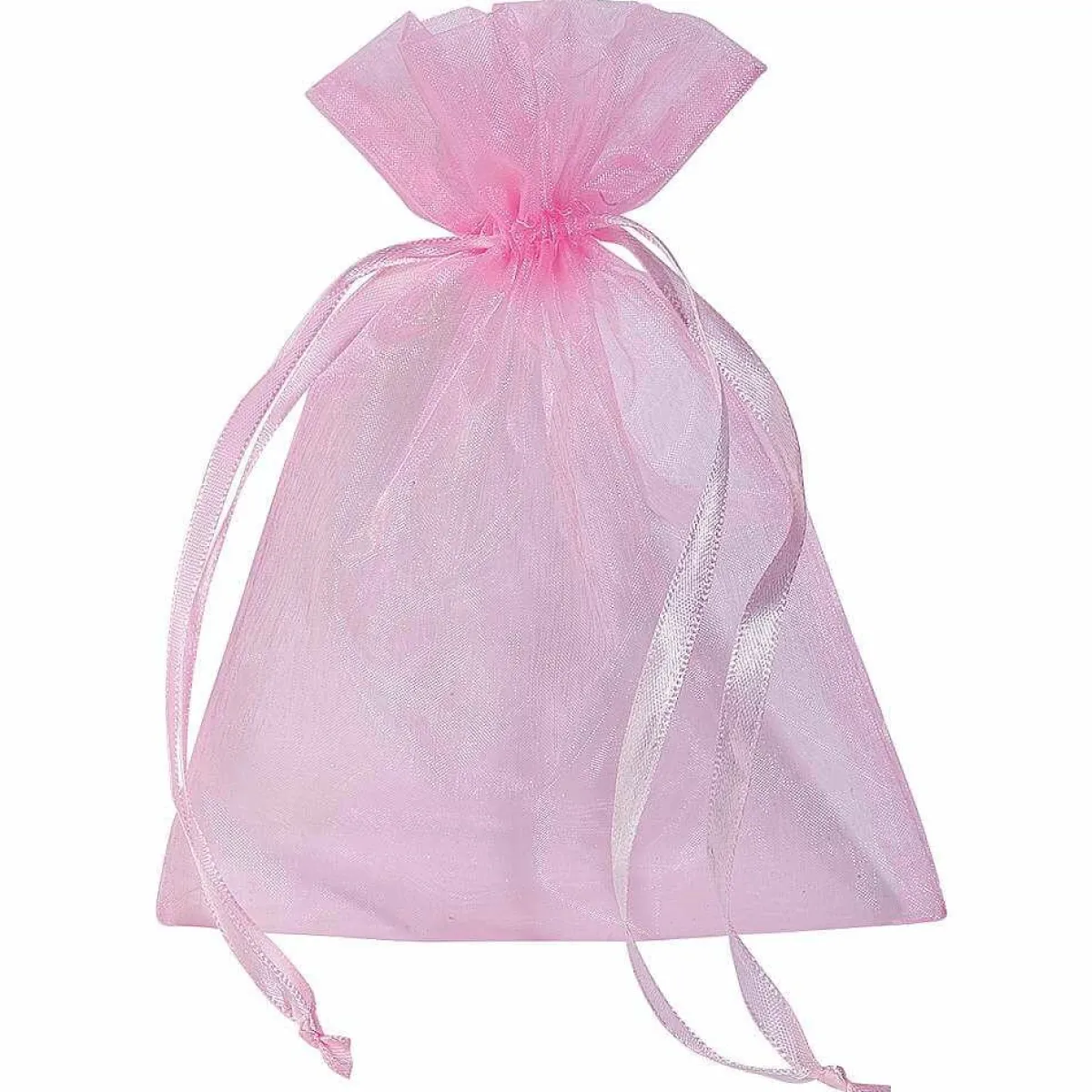 Sale DecoWoerner Organzasäckchen 18 Cm, 50 Stück, rosa