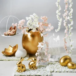 Outlet DecoWoerner Osterhase , 27 Cm gold