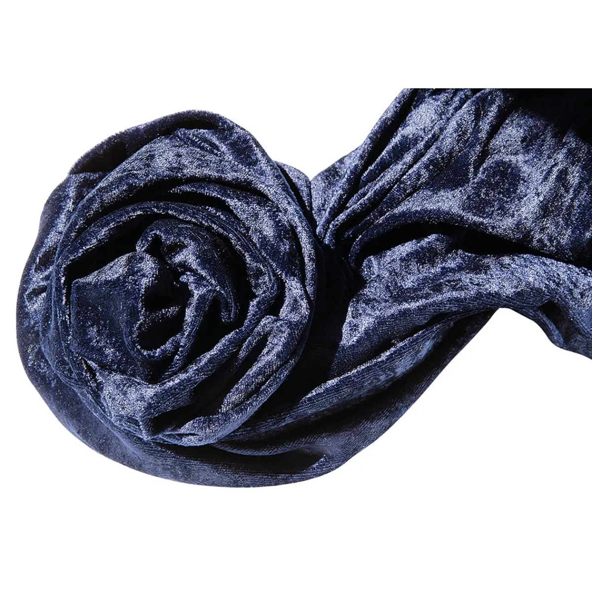 New DecoWoerner Pannesamt 150 Cm Breit, blau