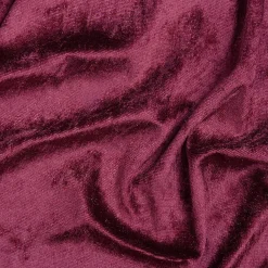 Outlet DecoWoerner Pannesamt 150 Cm Breit, Bordeaux rot