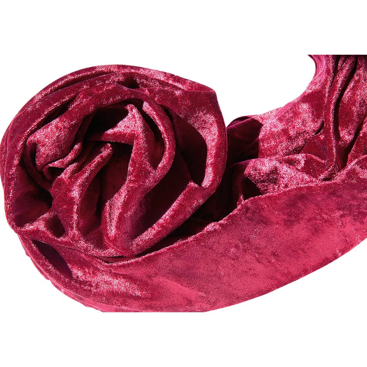 Outlet DecoWoerner Pannesamt 150 Cm Breit, Bordeaux rot