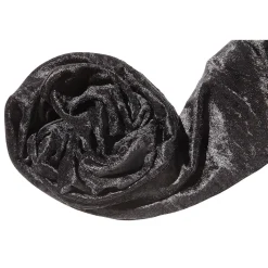 Clearance DecoWoerner Pannesamt 150 Cm Breit, schwarz