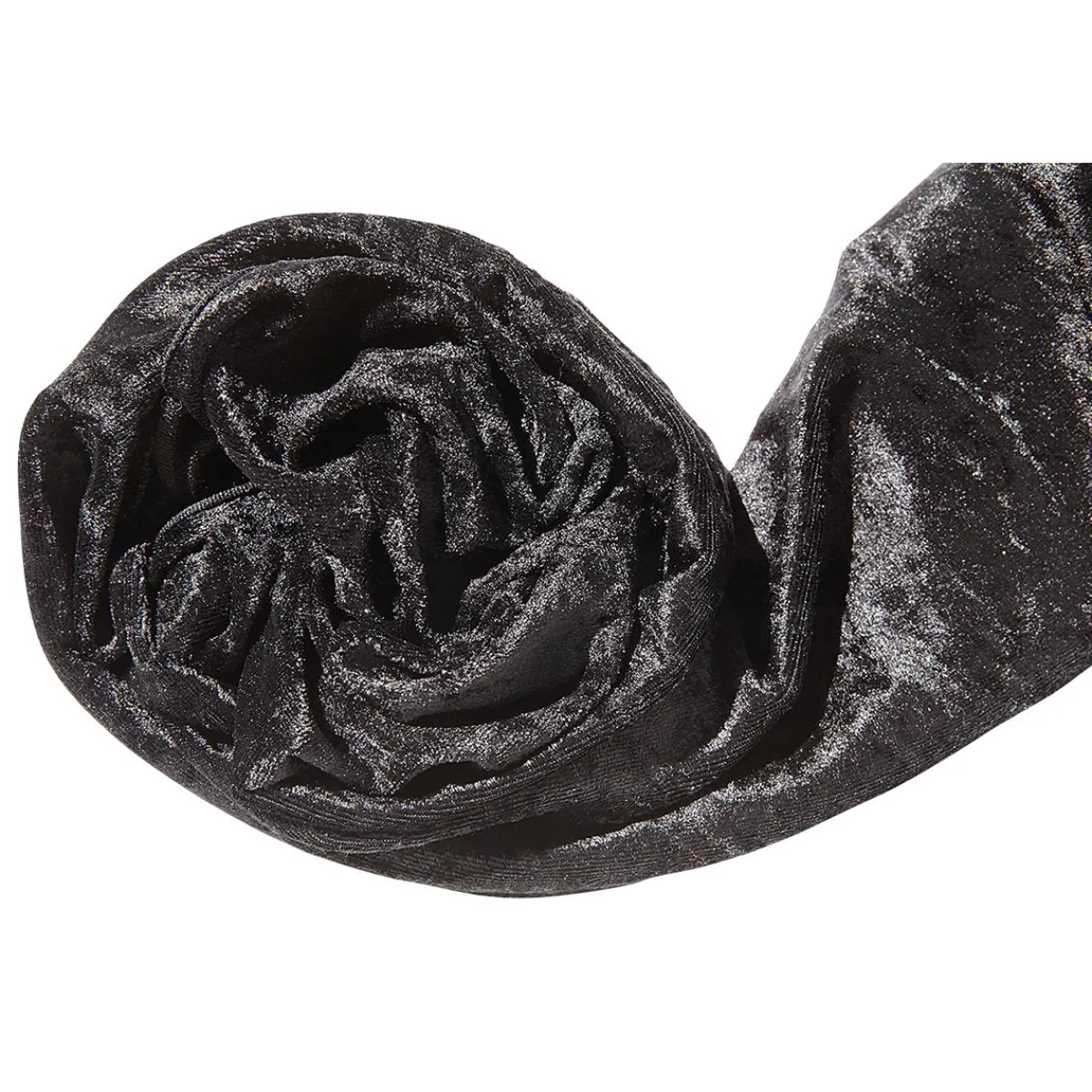 Clearance DecoWoerner Pannesamt 150 Cm Breit, schwarz