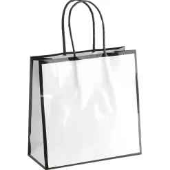 Outlet DecoWoerner Papiertasche "Coco" 18 X 18 Cm 25 Stück weiß