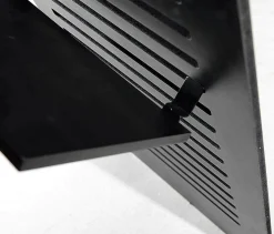 Outlet DecoWoerner Paravent/Sichtschutz "Skyline" 115 Cm Hoch schwarz