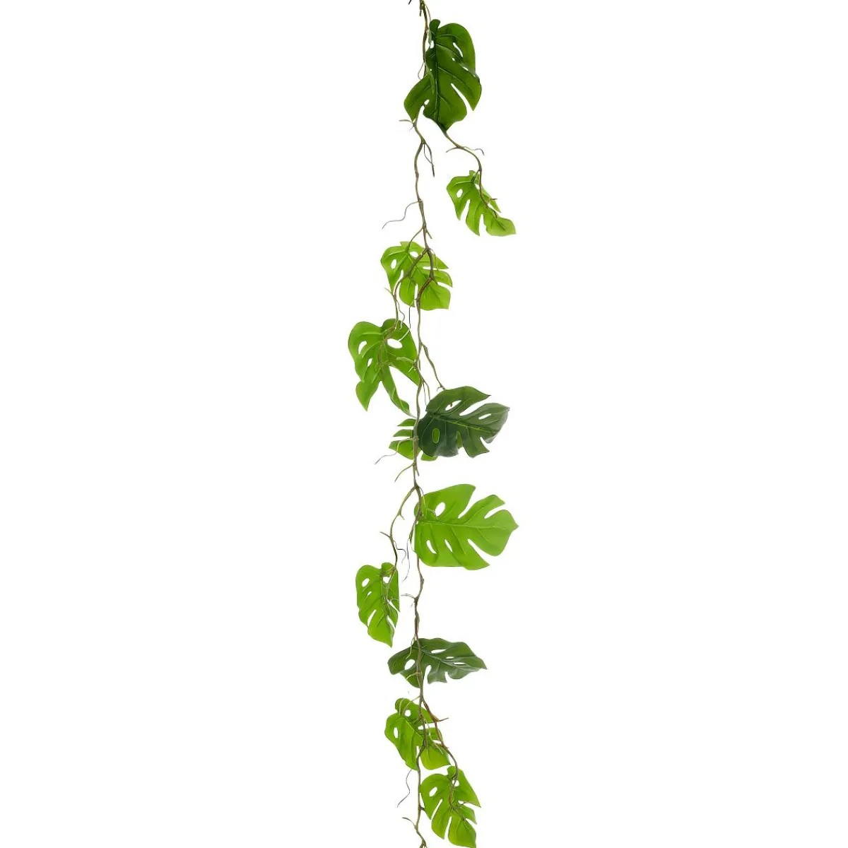 Discount DecoWoerner Philodendron Kunstpflanzengirlande 140 Cm grün