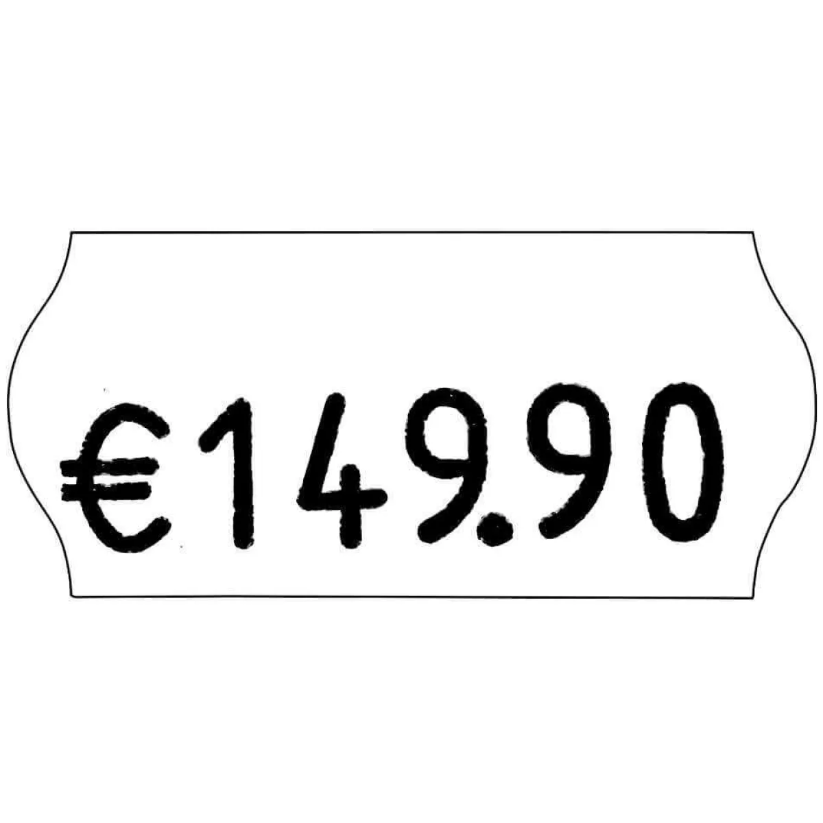 Online DecoWoerner Preisauszeichner 1-zeilig, 6-stellig schwarz