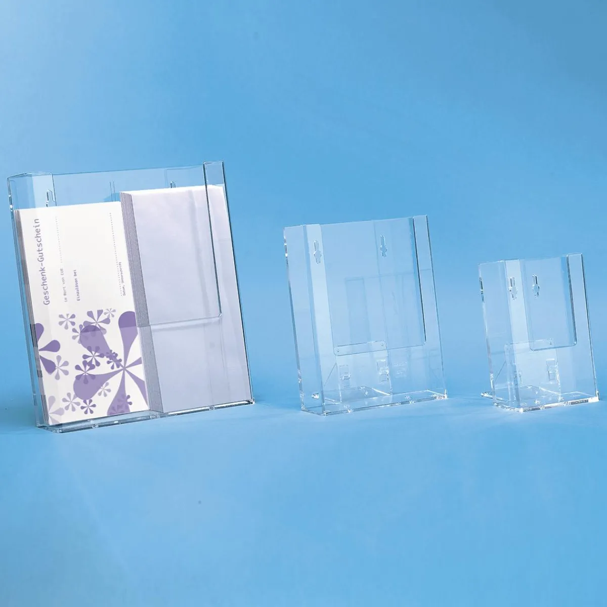 Hot DecoWoerner Prospekthalter Flexi DIN A4 transparent