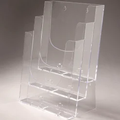 Clearance DecoWoerner Prospekthalter Vario 3 X DIN A4 transparent